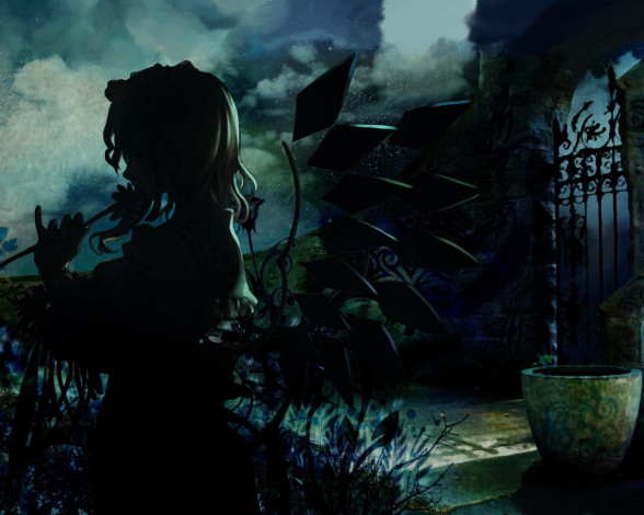 Обои картинки фото аниме, touhou