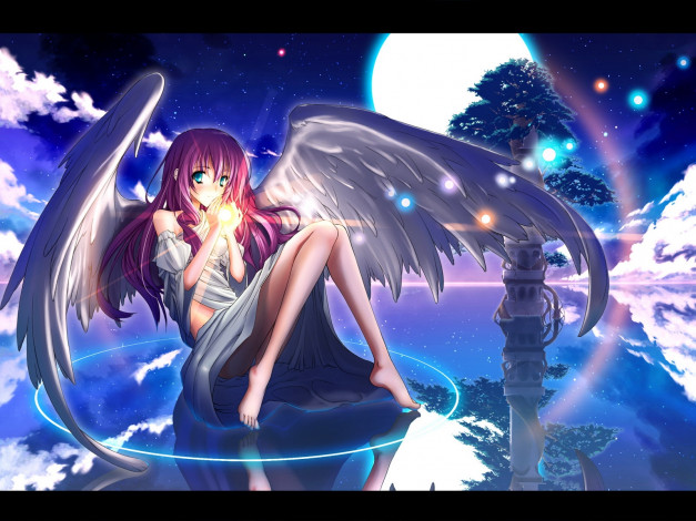 Обои картинки фото аниме, angels, demons