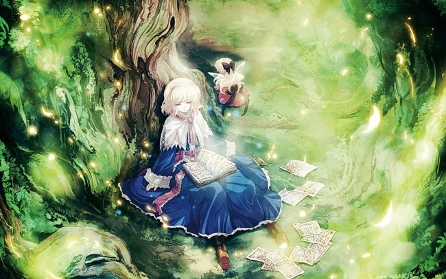 Обои картинки фото аниме, touhou