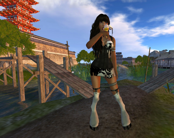 Обои картинки фото 3д, графика, people, люди, девушка, мороженое