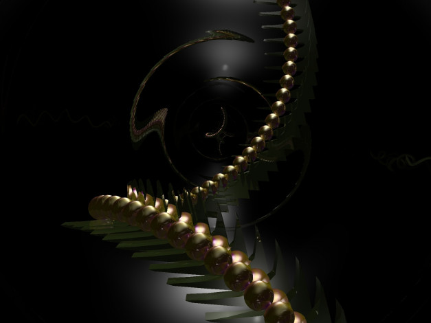 Обои картинки фото 3д, графика, fractal, фракталы, шары