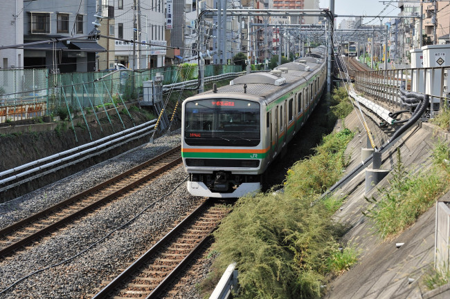 Обои картинки фото техника, электрички, рельсы, скорость