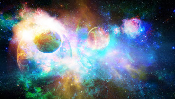 Картинка космос арт планеты