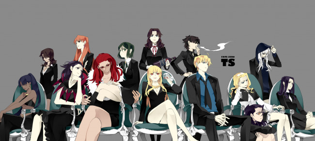 Обои картинки фото аниме, fate, zero, персонажи