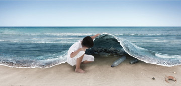 Картинка разное компьютерный дизайн море мальчик