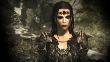 Картинка 3д графика people люди девушка доспехи