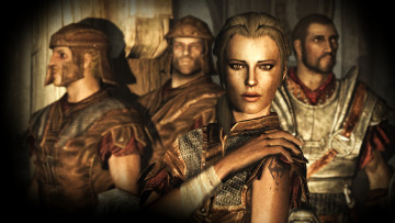 Картинка 3д графика people люди воины девушка грязь