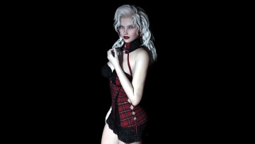 Картинка 3д графика people люди взгляд девушка