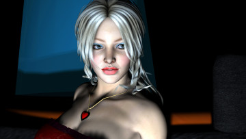 Картинка 3д графика portraits портрет взгляд лицо глаза губы