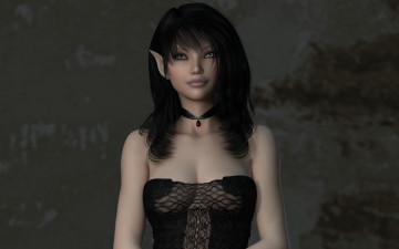 Картинка felicia by metalhed13 3д графика elves эльфы рендер девушки