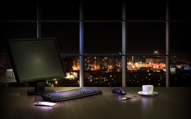 Обои картинки фото интерьер, кабинет, библиотека, офис, окно