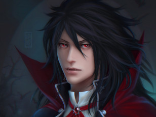 Картинка фэнтези вампиры dracula halloween vampire uchiha naruto anime madara