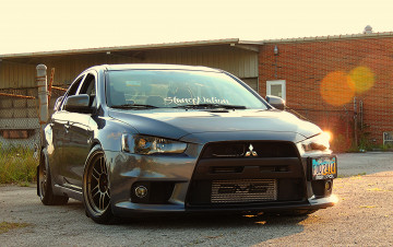Картинка автомобили mitsubishi lancer
