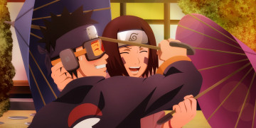 Картинка аниме naruto obito rin shippuden