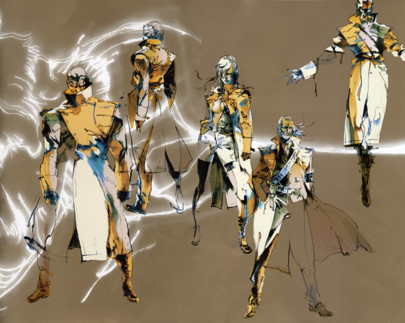 Обои картинки фото разное, арты, ветер, плащи, люди