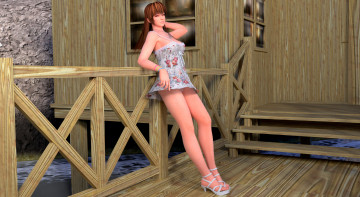 Картинка 3д+графика люди+ people взгляд девушка фон