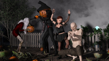 Картинка 3д+графика праздники+ holidays персонажи