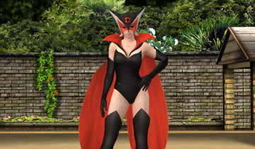 Картинка 3д+графика фантазия+ fantasy девушка взгляд фон