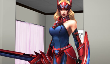 Картинка 3д+графика фантазия+ fantasy фон взгляд девушка