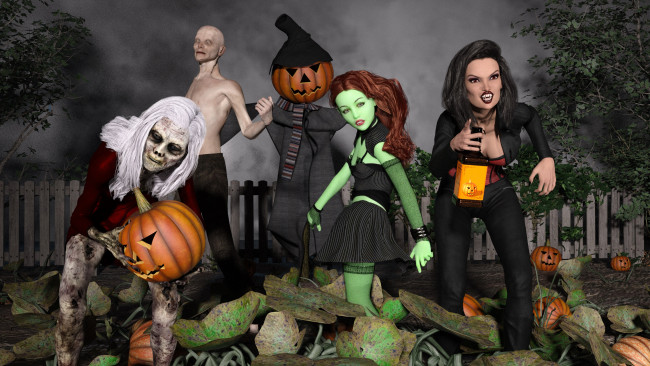 Обои картинки фото 3д графика, праздники , holidays, персонажи