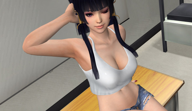 Обои картинки фото 3д графика, люди , people, девушка, взгляд, фон