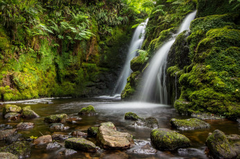 Картинка природа водопады простор