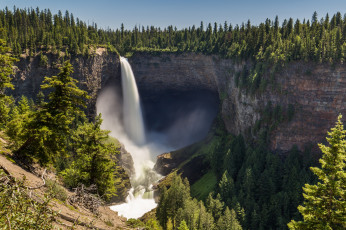 Картинка природа водопады простор