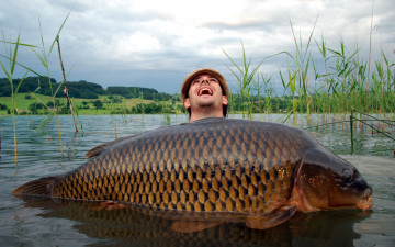 Картинка разное рыбалка +рыбаки +улов +снасти рыбак улов добыча