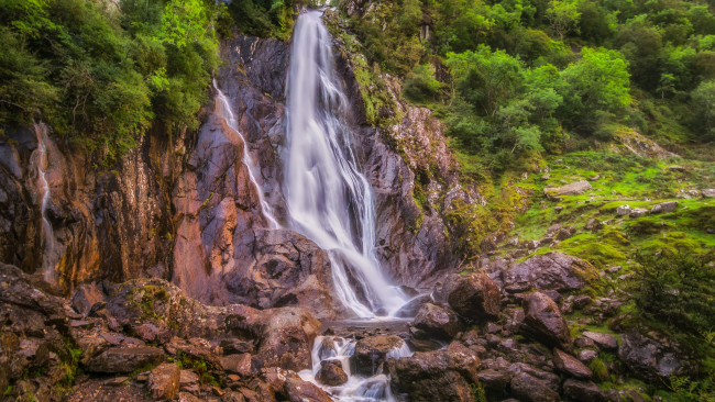 Обои картинки фото природа, водопады, простор