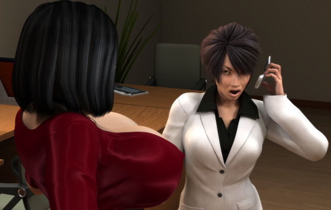 Обои картинки фото 3д графика, люди , people, девушки, фон, взгляд