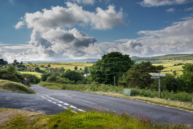 Обои картинки фото природа, дороги, простор