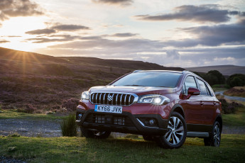 Картинка suzuki+sx4 автомобили suzuki красный кроссовер автомобиль sx4
