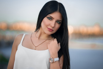 Картинка девушка девушки -unsort+ брюнетки темноволосые модель kristina+romanova