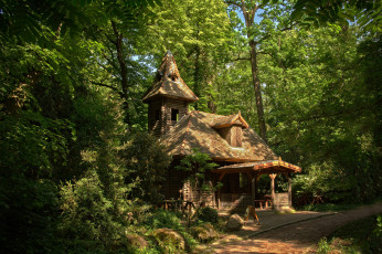 Картинка города -+здания +дома лес