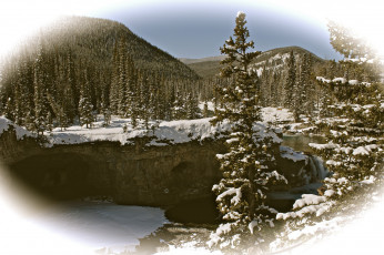 Картинка природа зима простор