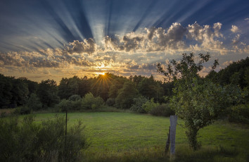 Картинка природа восходы закаты простор