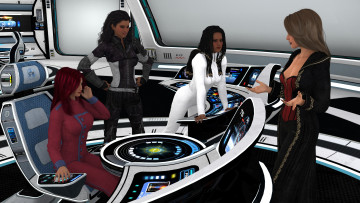 Картинка 3д+графика фантазия+ fantasy девушки фон взгляд