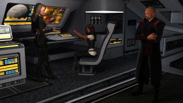 Картинка 3д+графика фантазия+ fantasy девушки взгляд фон