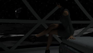 Картинка 3д+графика люди+ people фон взгляд девушка