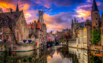 Картинка brugge +belgium города брюгге+ бельгия простор