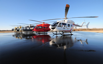 Картинка авиация вертолёты аэродром вертолеты гражданская