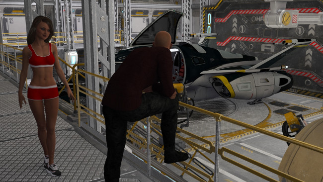 Обои картинки фото 3д графика, фантазия , fantasy, девушка, фон, взгляд