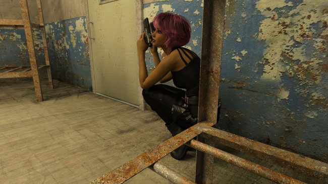 Обои картинки фото 3д графика, фантазия , fantasy, фон, взгляд, девушка