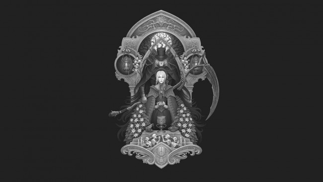 Обои картинки фото видео игры, bloodborne, минимализм