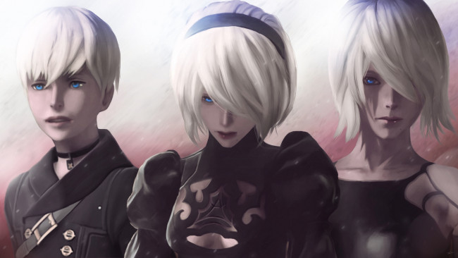 Обои картинки фото видео игры, nier,  automata, automata