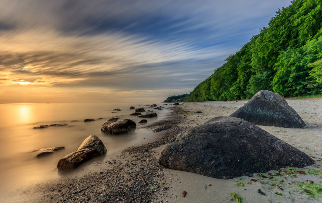 Обои картинки фото природа, восходы, закаты, простор