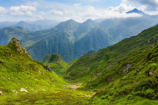 Обои картинки фото природа, горы, простор