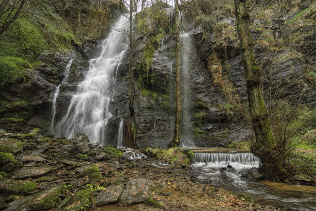 Обои картинки фото природа, водопады, простор