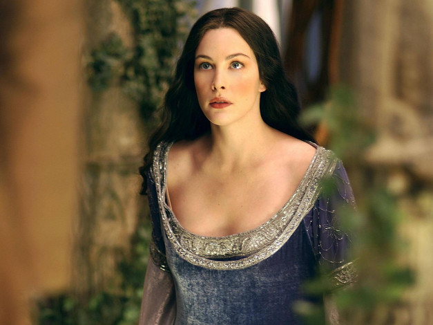 Обои картинки фото кино фильмы, the lord of the rings,  the return of the king, платье, эльфийка, арвен