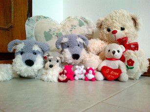 Картинка разное игрушки мягкие